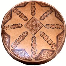 Load image into Gallery viewer, LEATHER MOROCCAN POUF SHAMA