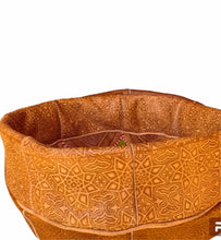 Load image into Gallery viewer, EMBROIDERED LEATHER POUF